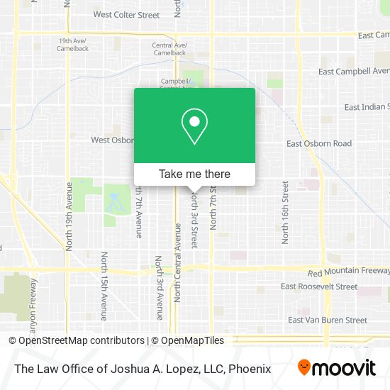 The Law Office of Joshua A. Lopez, LLC map