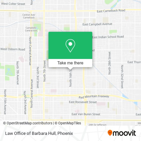 Mapa de Law Office of Barbara Hull