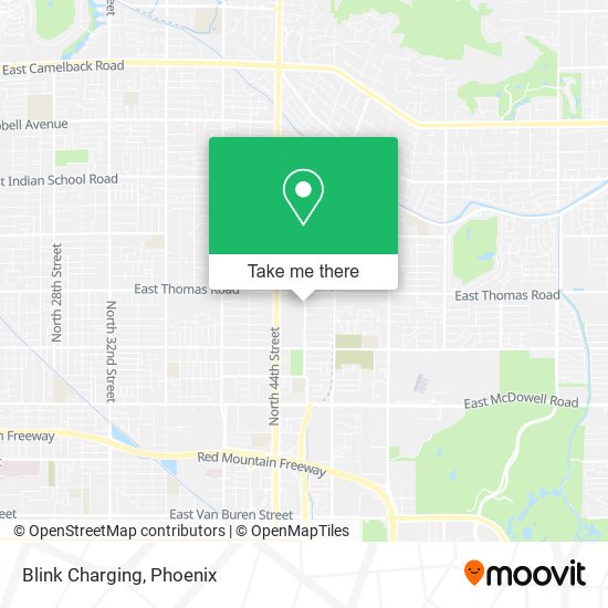 Blink Charging map