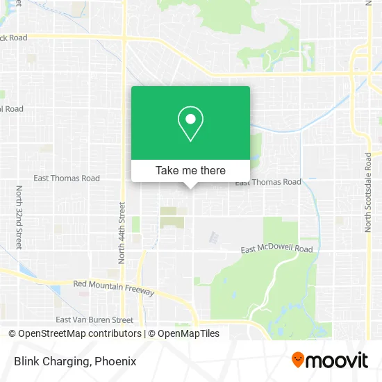 Blink Charging map