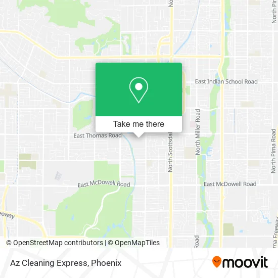 Az Cleaning Express map