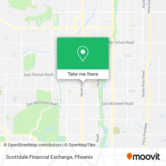 Mapa de Scottdale Financial Exchange