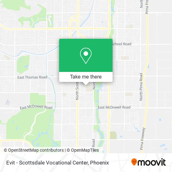 Evit - Scottsdale Vocational Center map