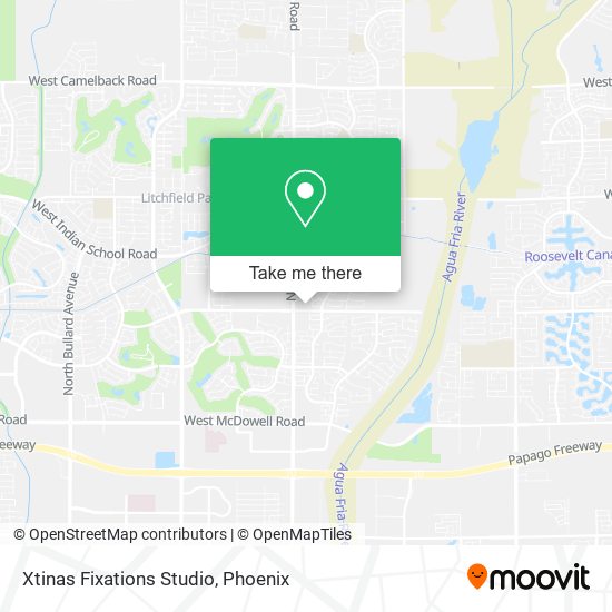 Xtinas Fixations Studio map