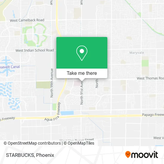 STARBUCKS map