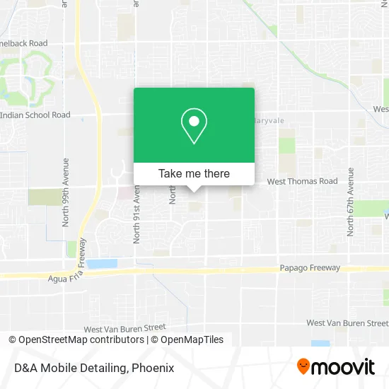 D&A Mobile Detailing map