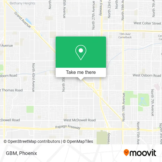 GBM map