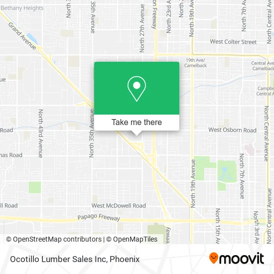 Ocotillo Lumber Sales Inc map
