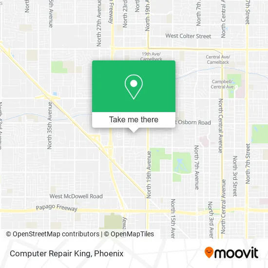 Computer Repair King map