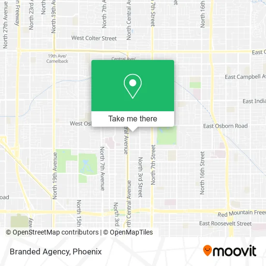 Branded Agency map