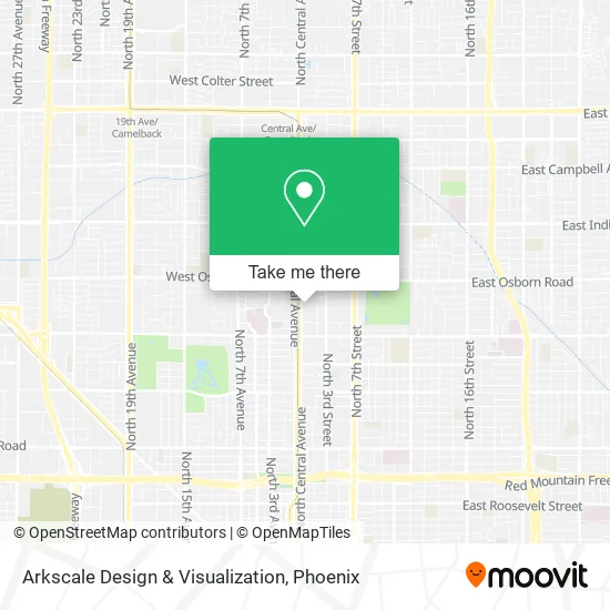 Mapa de Arkscale Design & Visualization