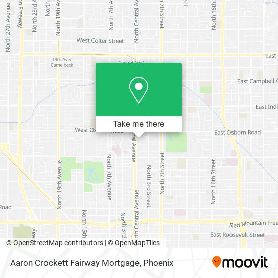 Mapa de Aaron Crockett Fairway Mortgage