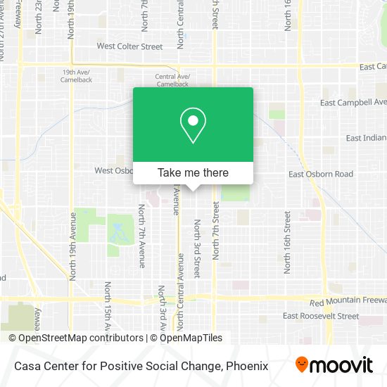 Mapa de Casa Center for Positive Social Change