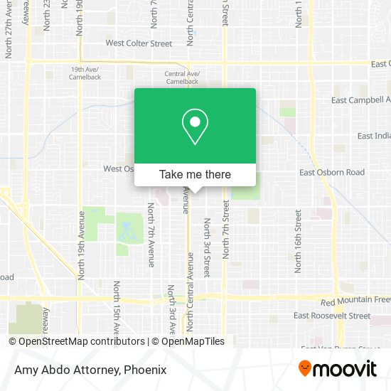 Mapa de Amy Abdo Attorney