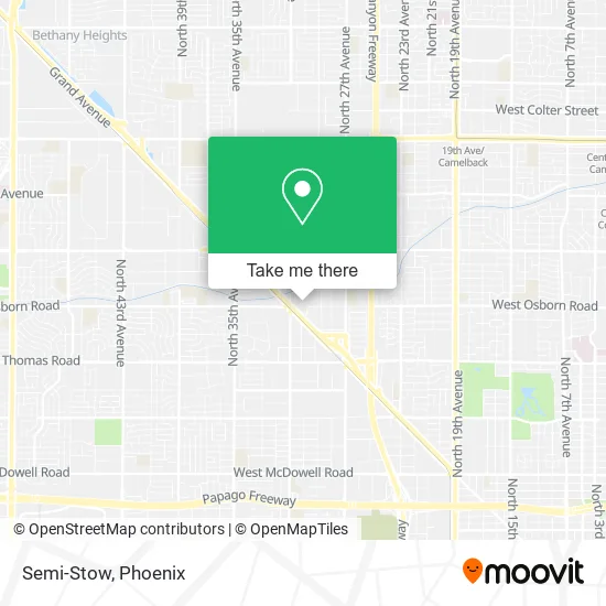 Semi-Stow map