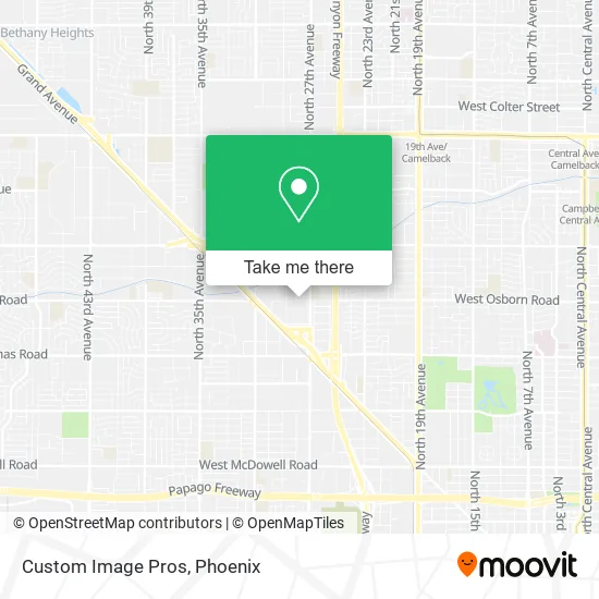 Mapa de Custom Image Pros