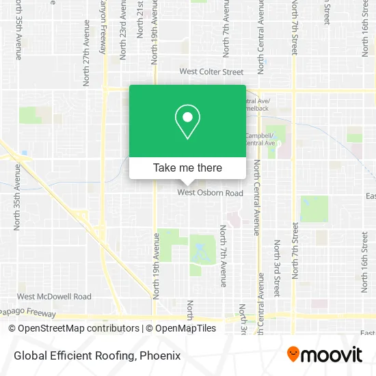 Global Efficient Roofing map