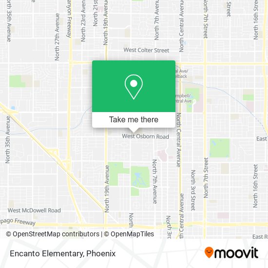 Encanto Elementary map