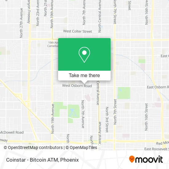 Coinstar - Bitcoin ATM map