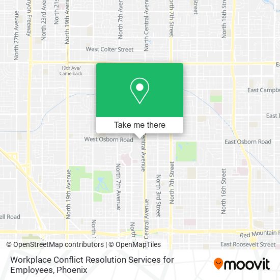 Mapa de Workplace Conflict Resolution Services for Employees