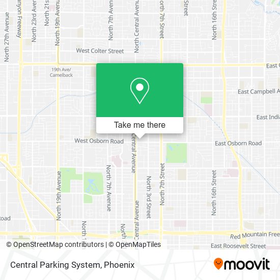 Central Parking System map