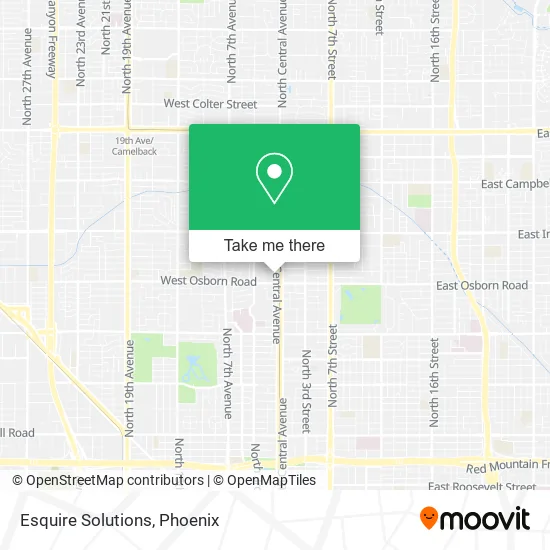 Esquire Solutions map