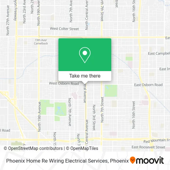Phoenix Home Re Wiring Electrical Services map