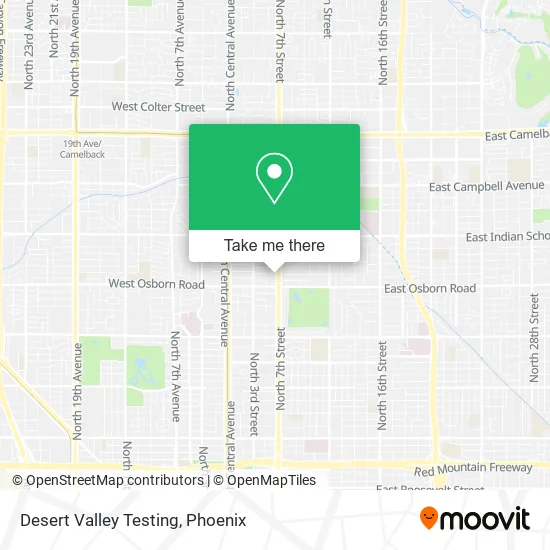 Mapa de Desert Valley Testing