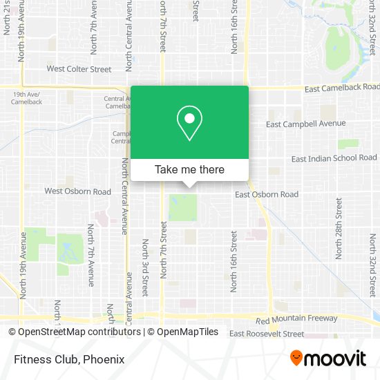 Fitness Club map