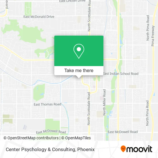 Center Psychology & Consulting map