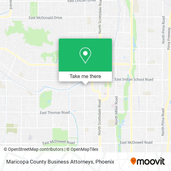 Mapa de Maricopa County Business Attorneys