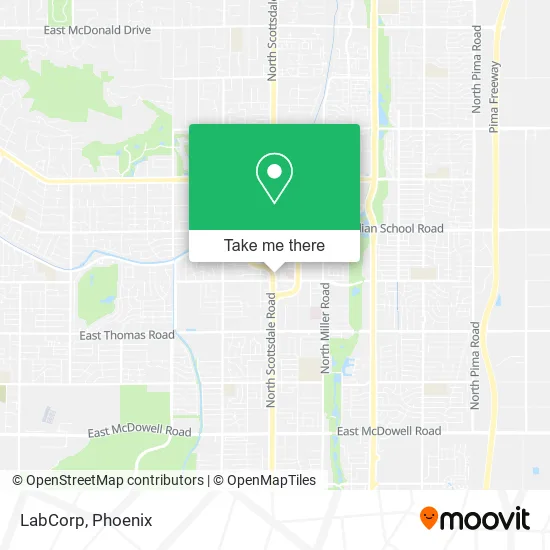 LabCorp map