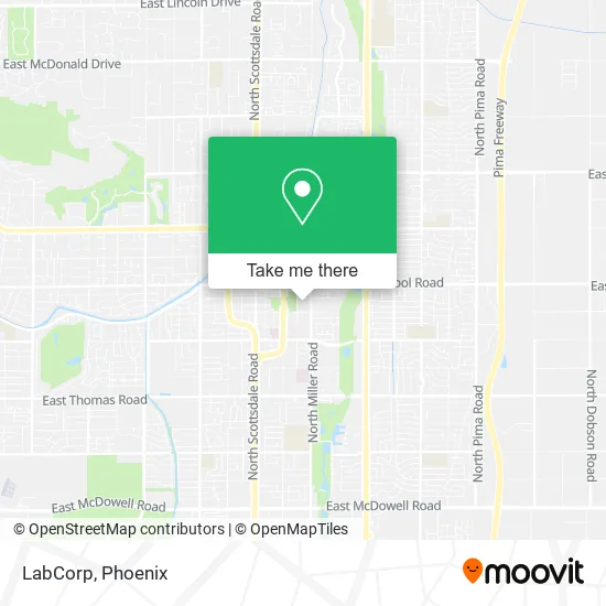 LabCorp map