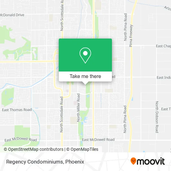 Regency Condominiums map