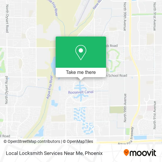 Local Locksmith Services Near Me map