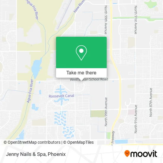 Mapa de Jenny Nails & Spa