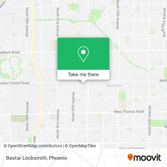 Bestar Locksmith map