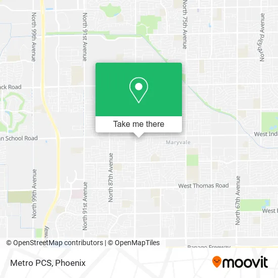 Metro PCS map