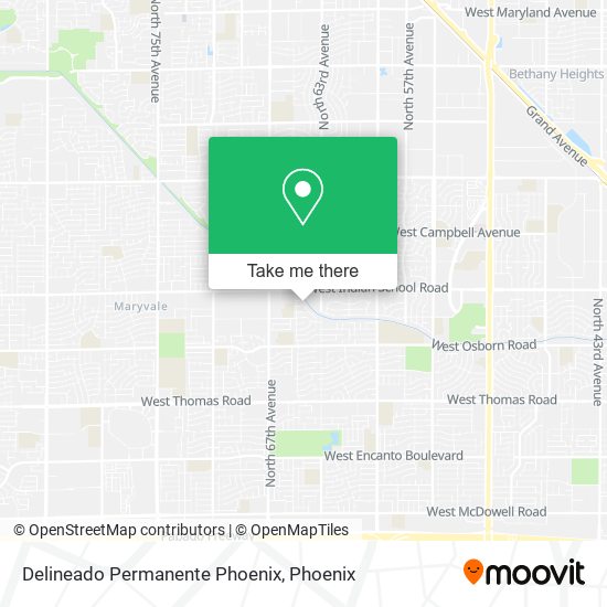 Mapa de Delineado Permanente Phoenix