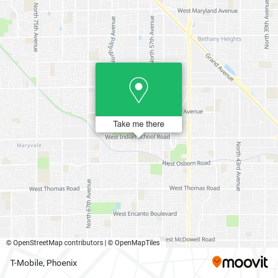 Mapa de T-Mobile