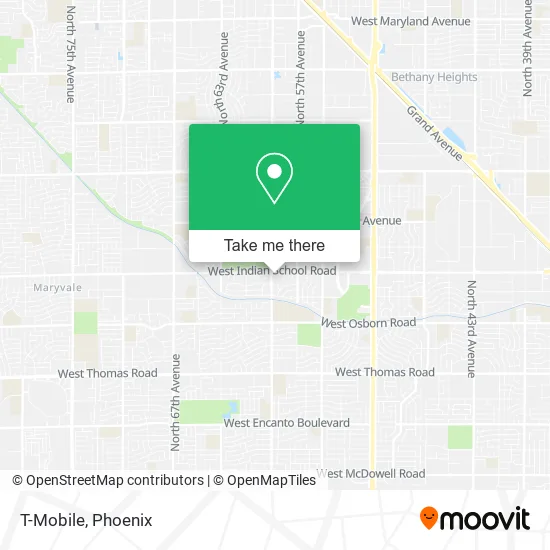 T-Mobile map