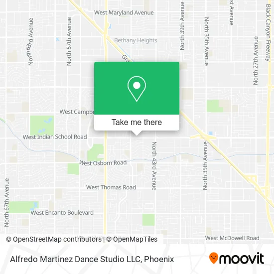 Alfredo Martinez Dance Studio LLC map