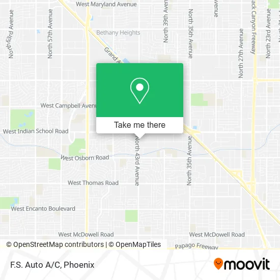F.S. Auto A/C map