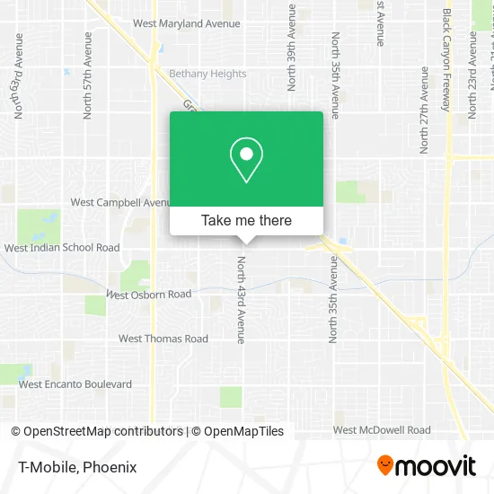 T-Mobile map