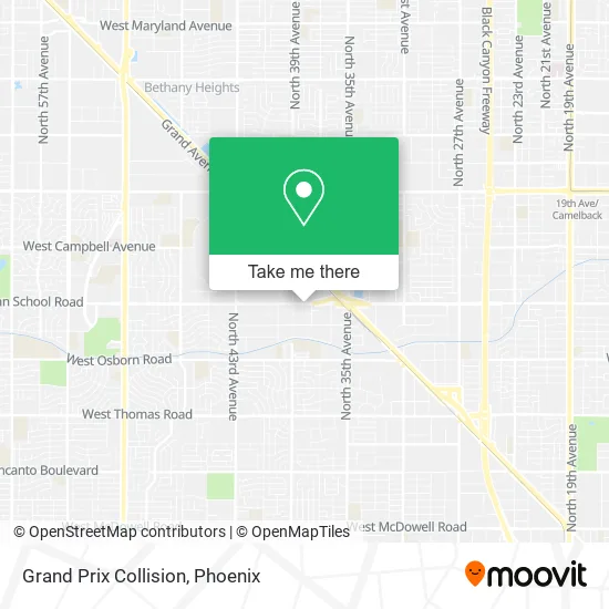 Grand Prix Collision map