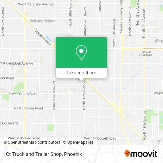 Mapa de Ct Truck and Trailer Shop