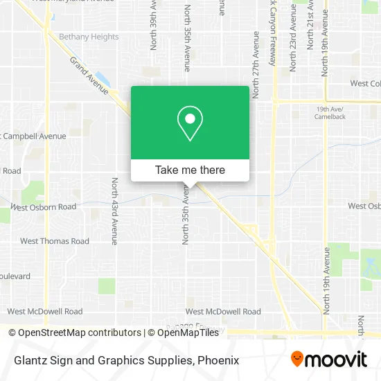 Mapa de Glantz Sign and Graphics Supplies