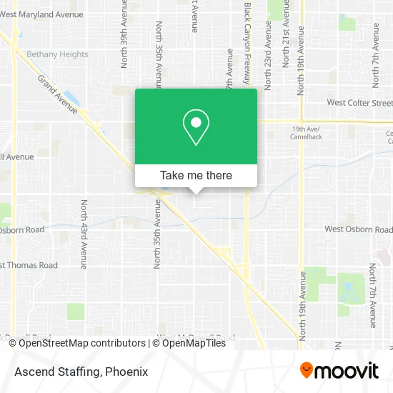Ascend Staffing map