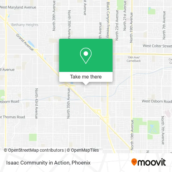 Isaac Community in Action map