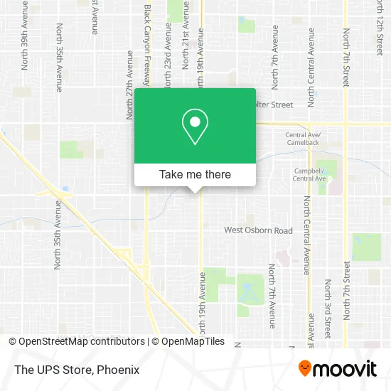 Mapa de The UPS Store